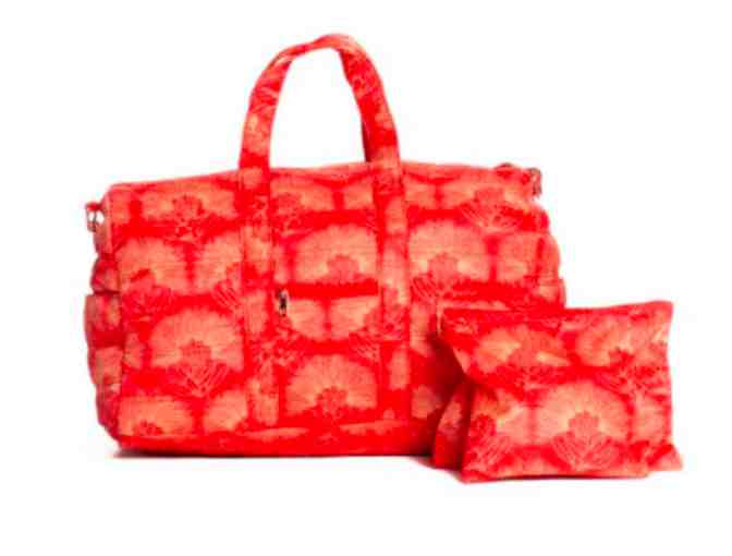 Manaola Laulea Bag in Musk Melon-Fiery Red