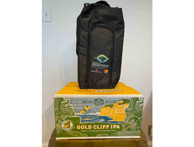 BEER: Kona Gold Cliff IPA and Golf Cooler Bag