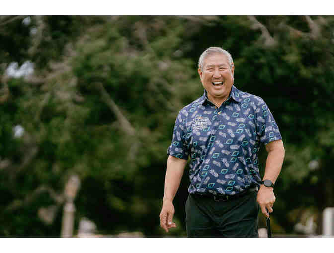 APPAREL: Exclusive Fighting Eel x HFWF Alan Wong Dry Fit Polo (LARGE)-2 - Photo 1