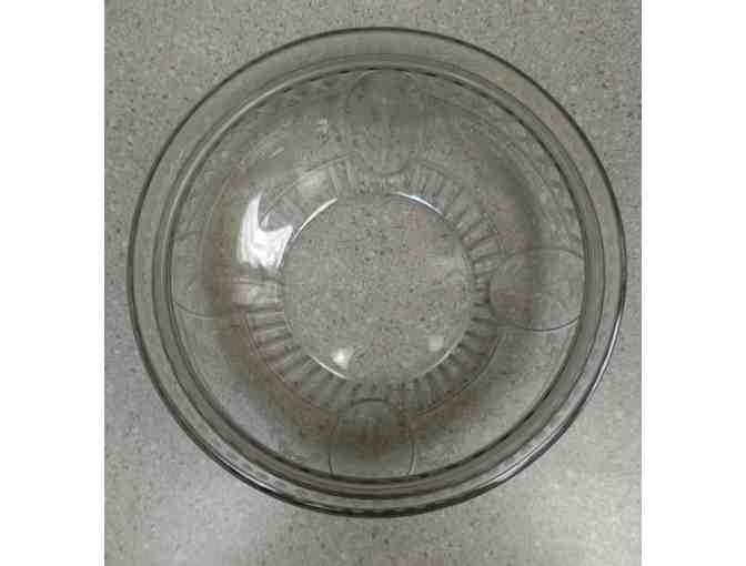 Etched Glass Bowl