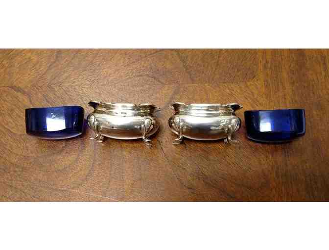 Silver & Glass Salt Cellars