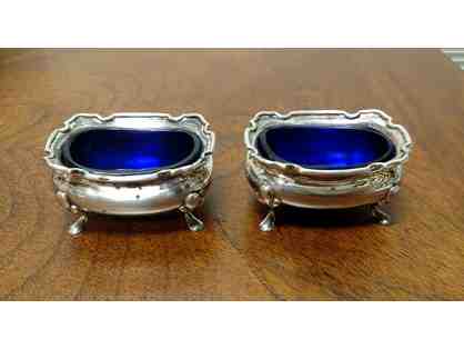 Silver & Glass Salt Cellars