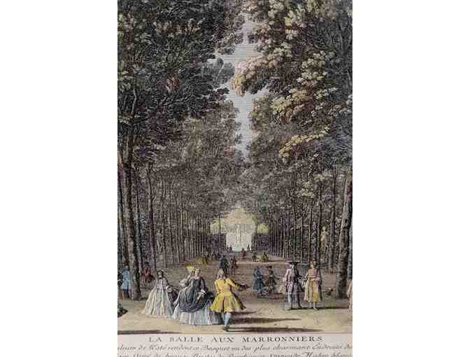 'La Salle aux Marronniers' Print