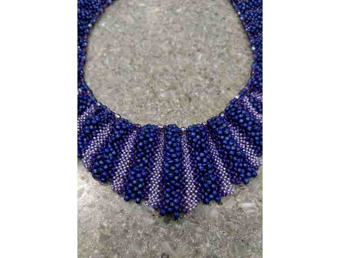 Purple Beaded Necklace