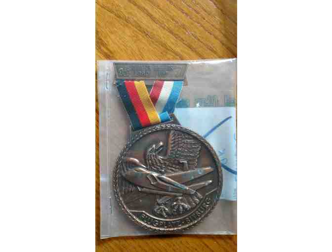 11 German Hiking Medals with Mounting Banner