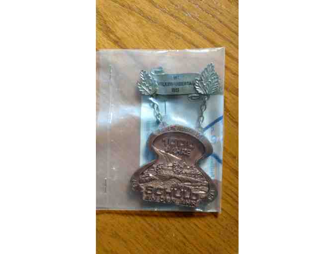 11 German Hiking Medals with Mounting Banner