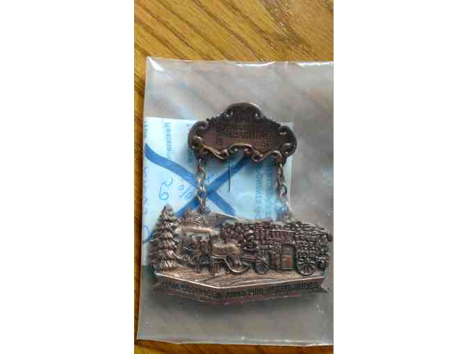 11 German Hiking Medals with Mounting Banner