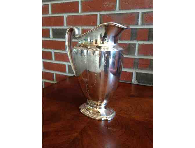 1 Antique Silver-Plated Pitcher