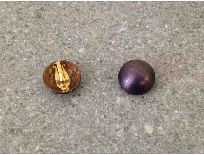 Clip-On Earrings (Blue-Green)