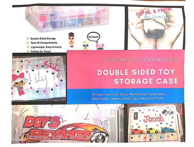 LOL Dolls Double Sided Toy Storage Case and three Lol Dolls - Photo 3