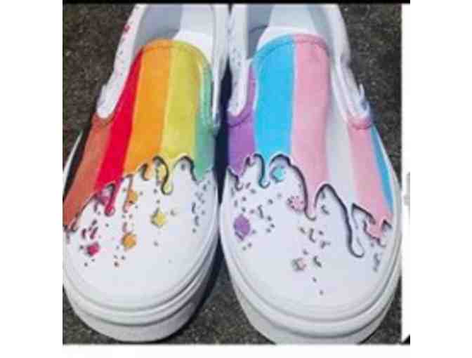 Custom Hand Drawn Canvas Shoes by Mr. Nguyen - Photo 4
