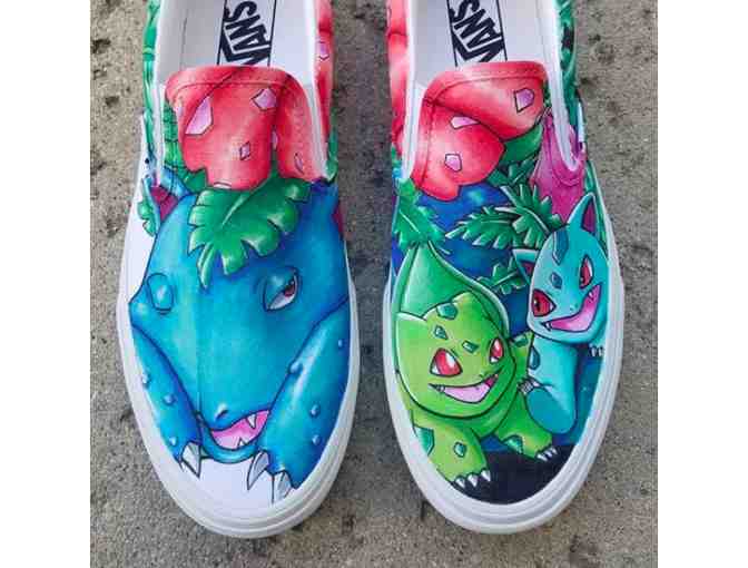 Custom Hand Drawn Canvas Shoes by Mr. Nguyen