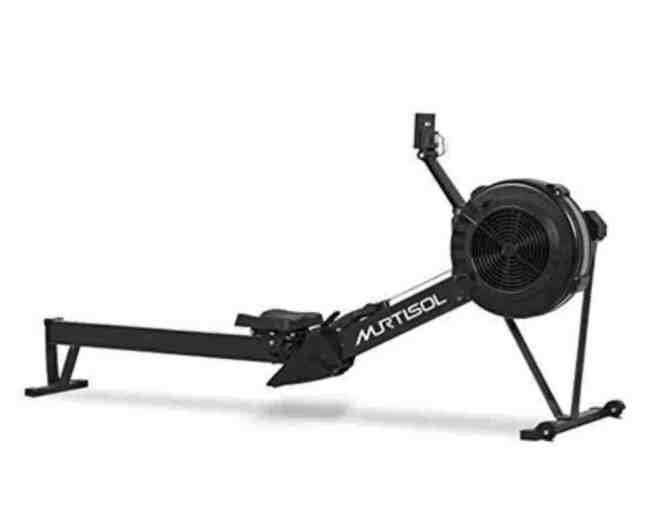 Murtisol Air Resistance Rower and Adjustible dumbbells