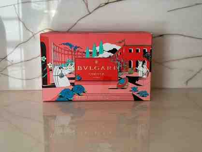 Bvlgari Perfume and bag