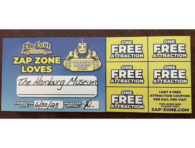 Zap Zone Coupon 1 of 2