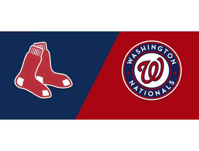 Package 1 of 2: Sat Oct 2nd- Nationals vs. Red Sox game tickets with paid parking