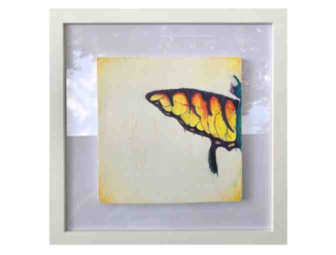 Nature's Squares Art, Listing 01 of 32, Tiger Moth - Left Wing