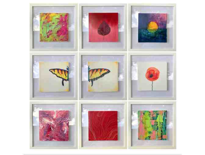 Natures' Squares Art, Listing 06 of 32- Frazzled Butterfly