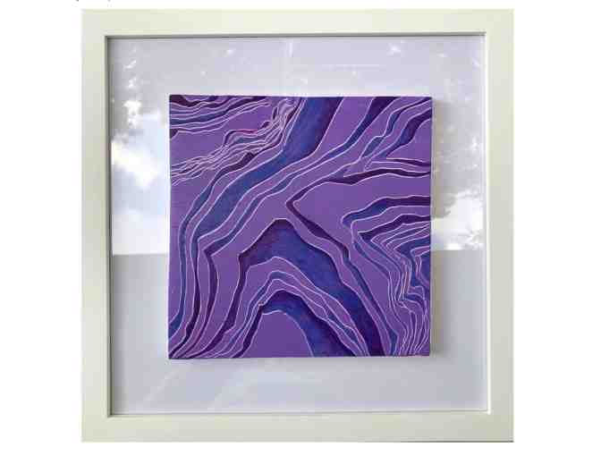 Natures' Squares Art, Listing 12 of 32- Purple Topo