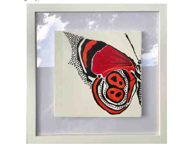 Natures' Squares Art, Listing 23 of 32- 1st Butterfly-Left