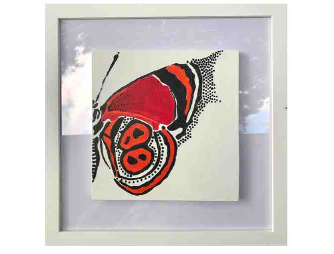 Natures' Squares Art, Listing 24 of 32- 1st Butterfly-Right