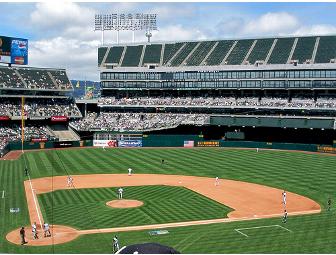 Two Oakland A's Plaza Outfield Vouchers