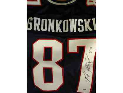Autographed Rob Gronkowski Patriots jersey