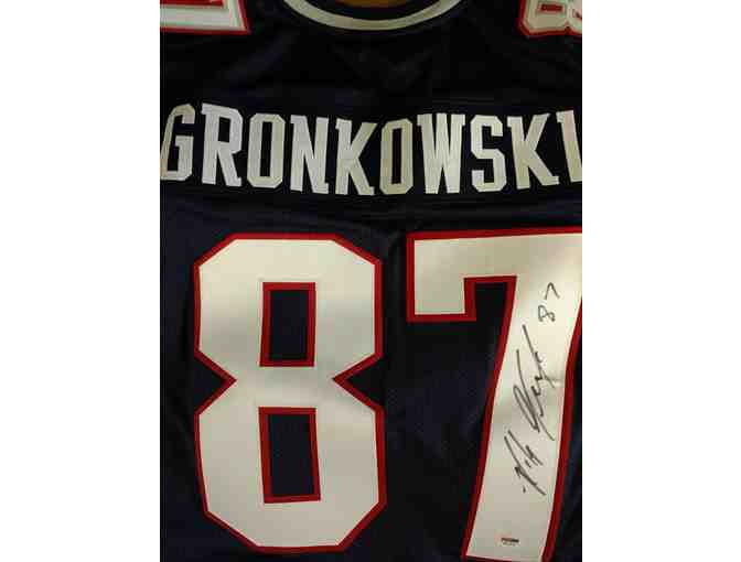 Autographed Rob Gronkowski Patriots jersey