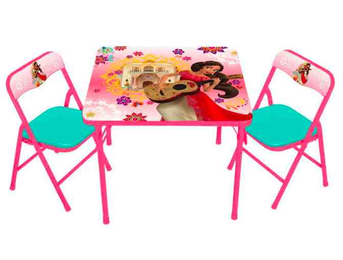 Disney Elena Dolls, Toddler Bed and Activity Table with 2 Padded Chairs
