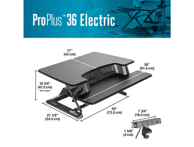 Standing Desk Pro Plus 36 Electric - Varidesk