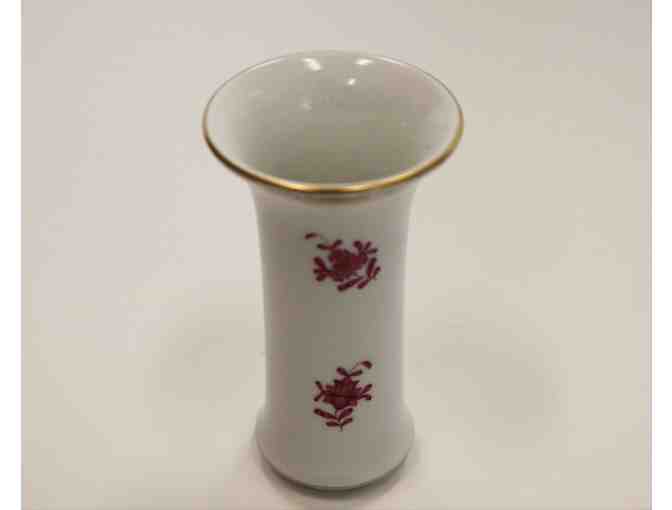 Herand Set Including 'Trinket Egg' and 'Apponyi Pipe Vase' Handcrafted on Fine Porcelain