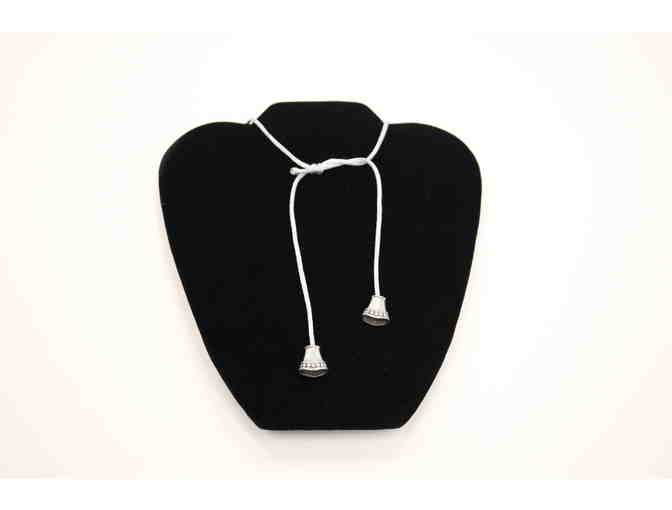 Palm Jasper Pendant from Durango, Mexico on Satin Cord