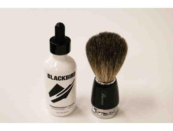 Taking Care of Business Men's Basket with Watch, Shaving Brush & $25 to Sparkle Cleaners