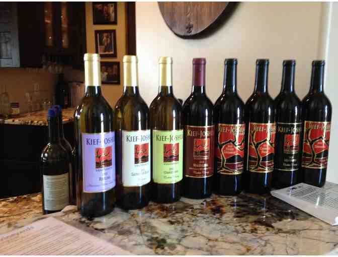 Kief-Joshua Vineyards - Private Wine Tasting for Eight