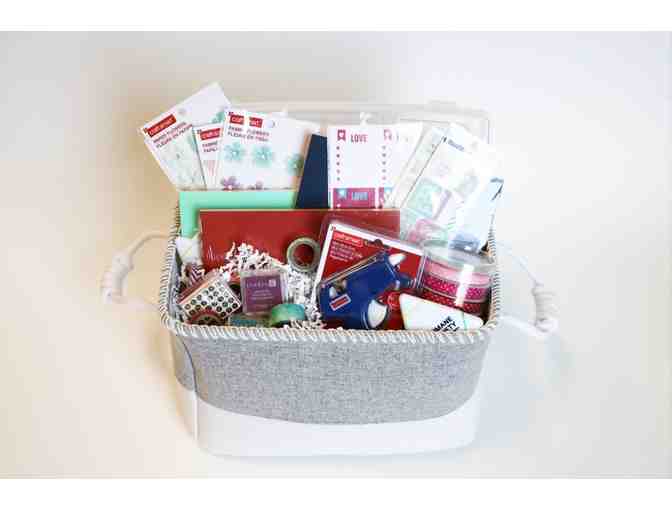 Scrapbooking Basket