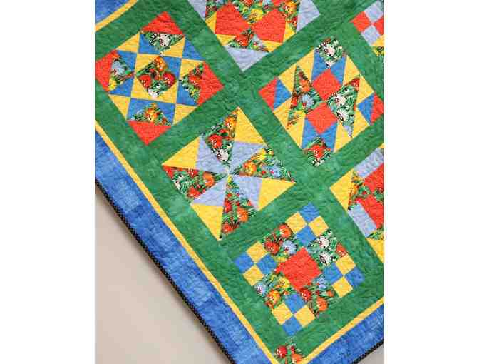 Handmade Quilt with Scotty Dog and Cat Design