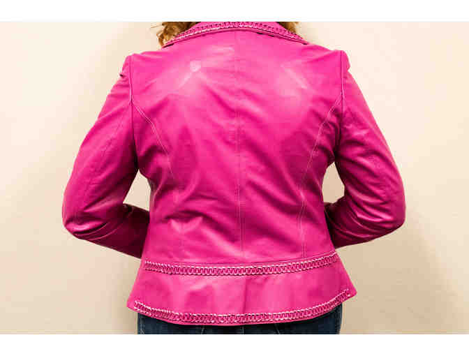 St John Couture Leather Jacket