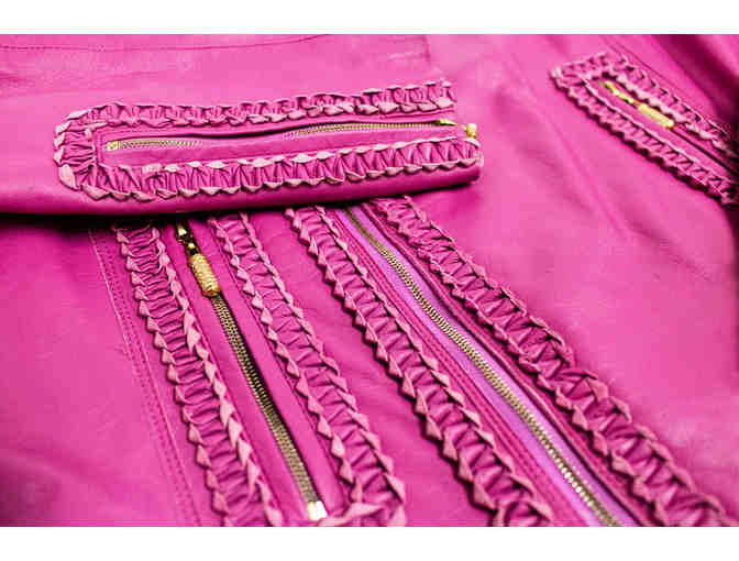 St John Couture Leather Jacket