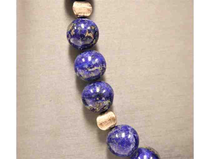 Lapis Lazuli and Sterling Silver Necklace