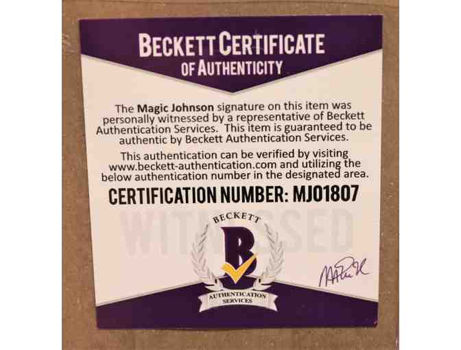 'Magic Johnson' Framed and Signed Memorabilia