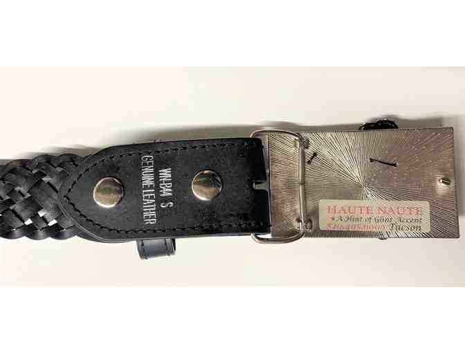 Rhinestone Poodle Belt Buckle