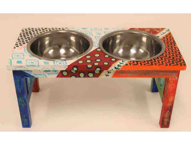Elevated Dog Food & Water Bowl
