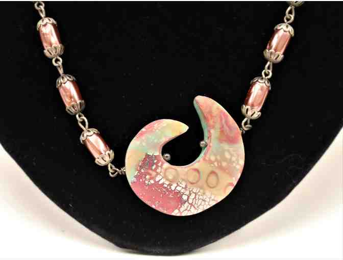 'Omega' Necklace and Earring Set by Adriana Walker