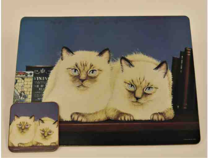 Pimpernel 'Purrfect Cats' Placemats & Coasters