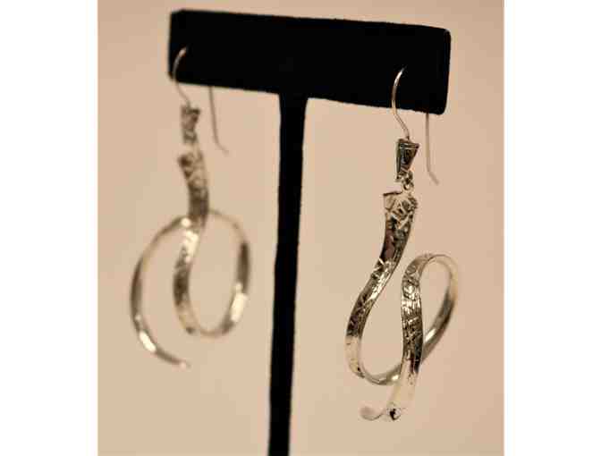 Sterling Silver Twist Earrings