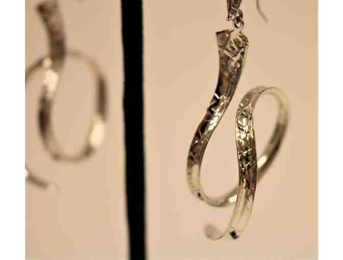 Sterling Silver Twist Earrings