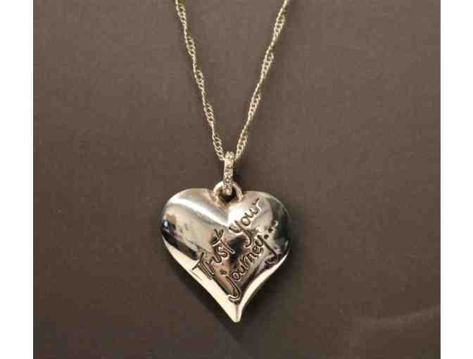Brighton Trust Your Journey Heart Necklace