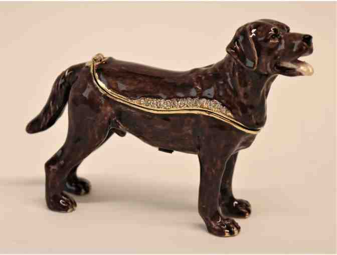 Chocolate Labrador Figurines