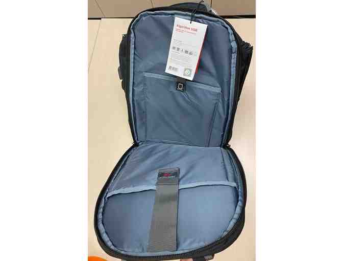 AlgorithUSB 16' Laptop Backpack with USB Port with Kiss Logo