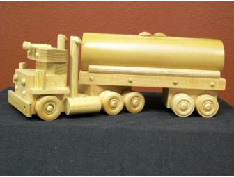 Wooden Semi Truck and Wooden Tanker Truck